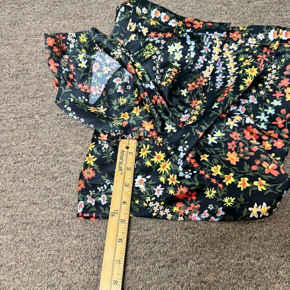 ATM Anthony Thomas Melillo satin floral-print short size 2 - Picture 10 of 10